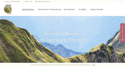 Desktop Screenshot of lustiger-hirsch.de